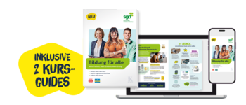 SGD Studienkatalog im Print und Web, inklusive 2 Kursguides